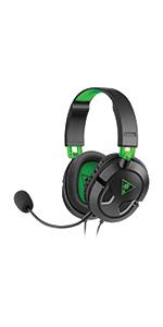 recon 50,turtle beach,xbox headset,green headset,xbox one headset,wired headset
