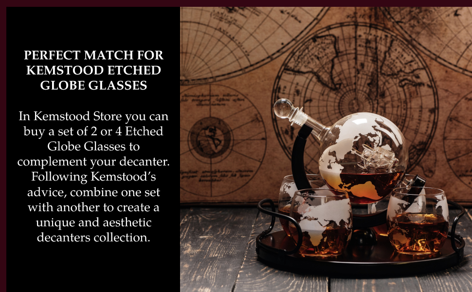 A+ US Globe 4 Glasses 