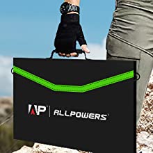 Easy carry through the handle