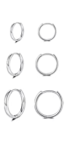 Hoop Earrings Set