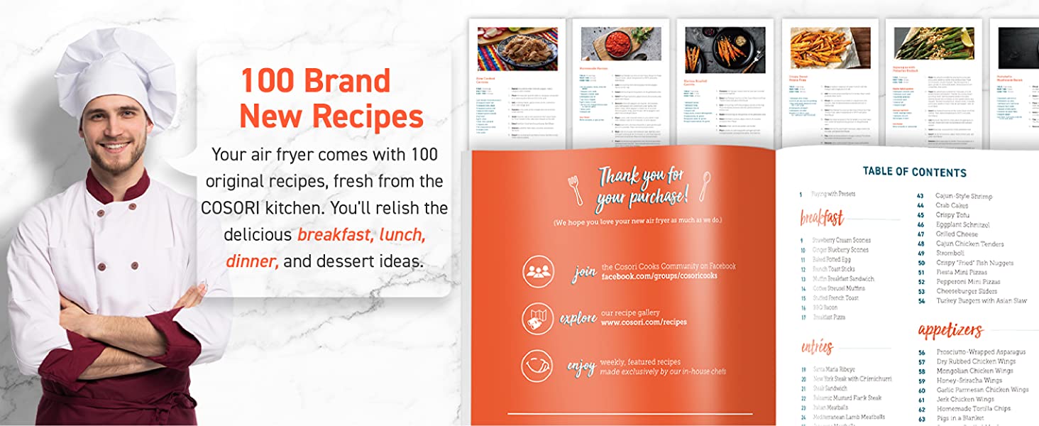 100 Original and step-by-step recipies