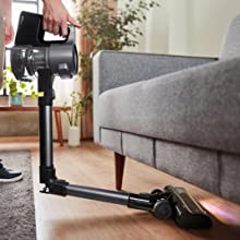 actiflex under furniture cleaning plus LED Lights to show dust and dirt