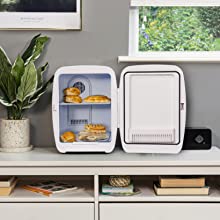 Russell Hobbs RH14CLR4001 14L Mini Compact Cooler for Drinks and Cosmetics, Retro Style