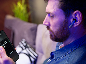 connected to mobile phone