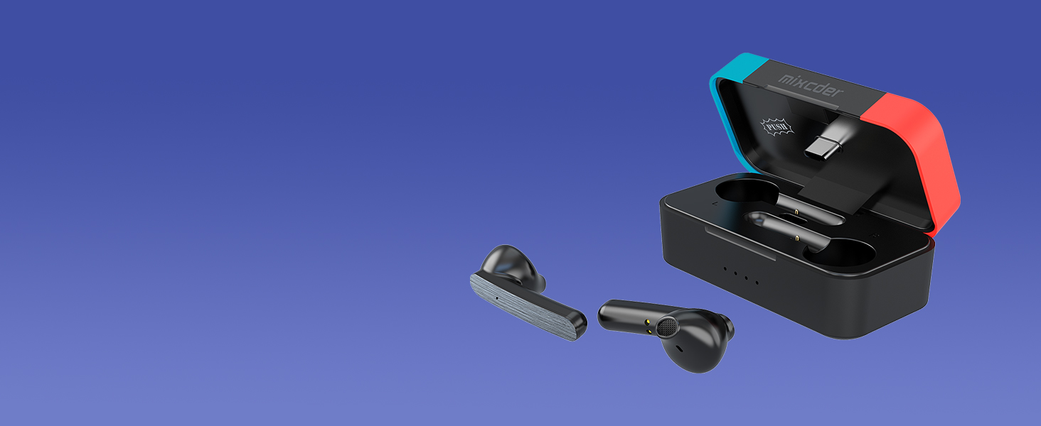 wireless earbuds with charging case