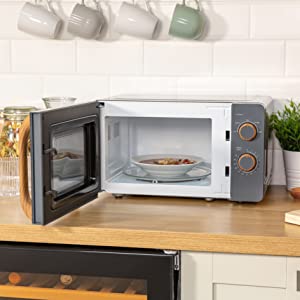 Russell Hobbs 17L Grey Manual Microwave