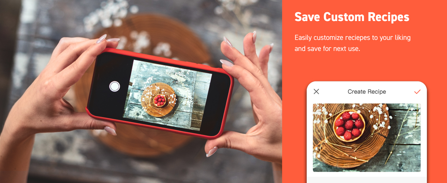 Save Custom Recipes