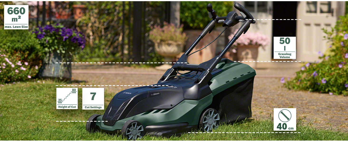 bosch;advanced rotak 36 660;cordless lawnmower