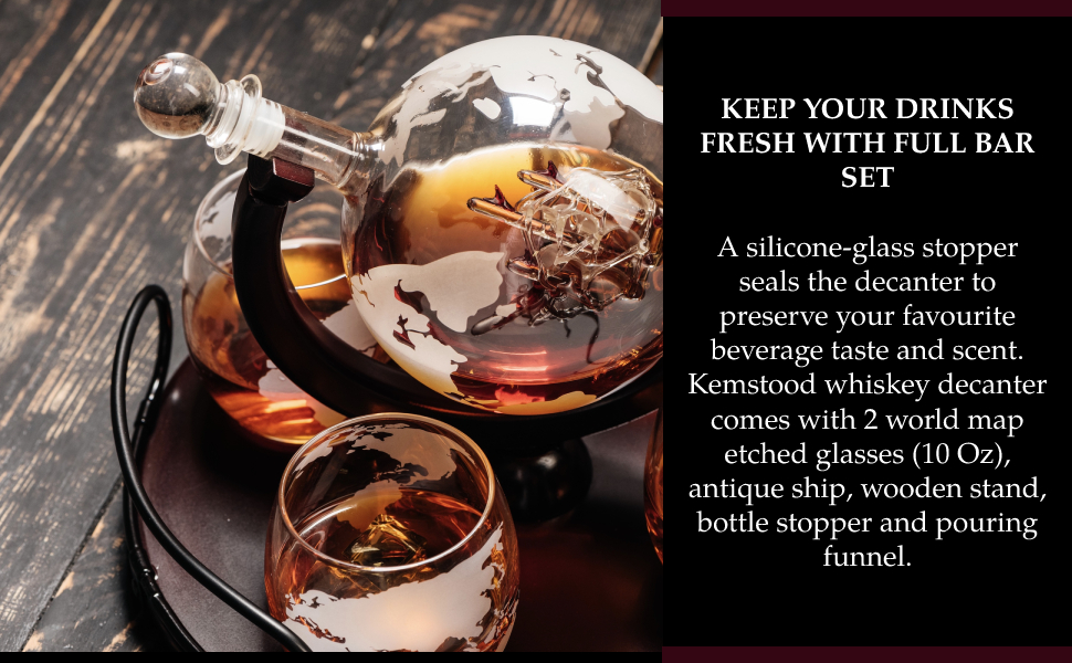 A+ US Globe 4 Glasses