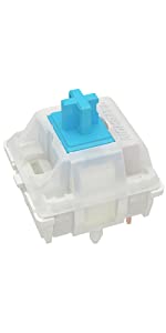 Gateron KS-9 keyswitches , rated for 50 millions keystrokes HK Gaming Mizar Mz60 gk61