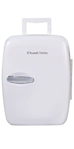 Russell Hobbs 14L White Retro Mini Cooler