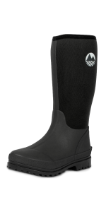 Womens ladies wellingtons wellies boots neoprene waterproof warm yard walking muck steel comfy
