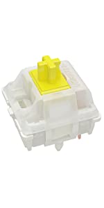 Gateron KS-9 keyswitches , rated for 50 millions keystrokes HK Gaming Mizar Mz60 gk61