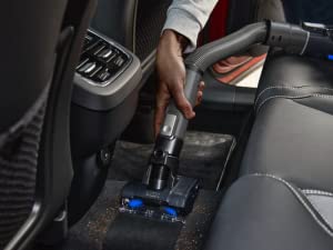 Vax ONEPWR Blade 4 Pet & Car - Flexible Powered Hose in car footwell