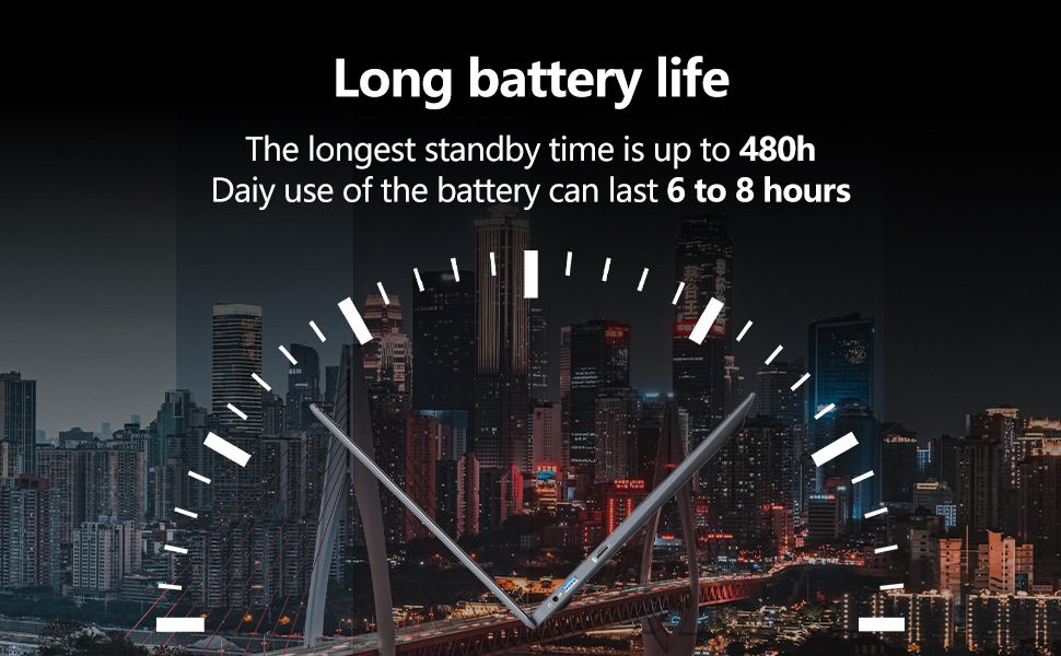 long stand by time laptop