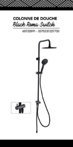 Black Touch Shower Column