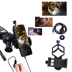 BEBANG Telescope beginner Adults Kid 70mm astronomy Refractor Moon Planet Christmas birthday gift