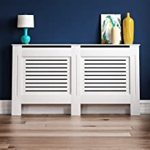 Milton radiator cover white 