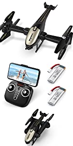 Helicopter with camera