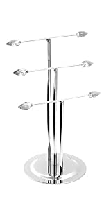 HOHIYA Necklace Stand Holder Jewellery Tree Organiser Hanger 