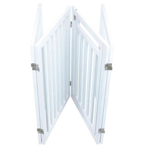 Folding barrier grille.