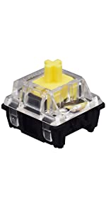 Ks-15 gateron optical switches yellow