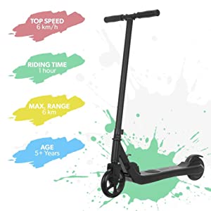 Black Electric scooter