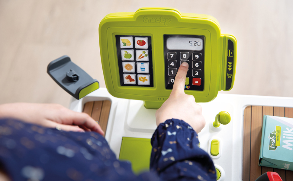 HEALTHY FRESH KIDS ROLEPLAY SUPERMARKET WITH 43 ACCESSORIES