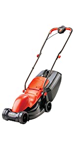 Flymo Chevron 32VC Electric Wheeled Lawnmower, 1200W, Cutting Width 32cm