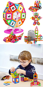 Magnetic Building Blocks For 3 4 5 Year Old Kids Boys