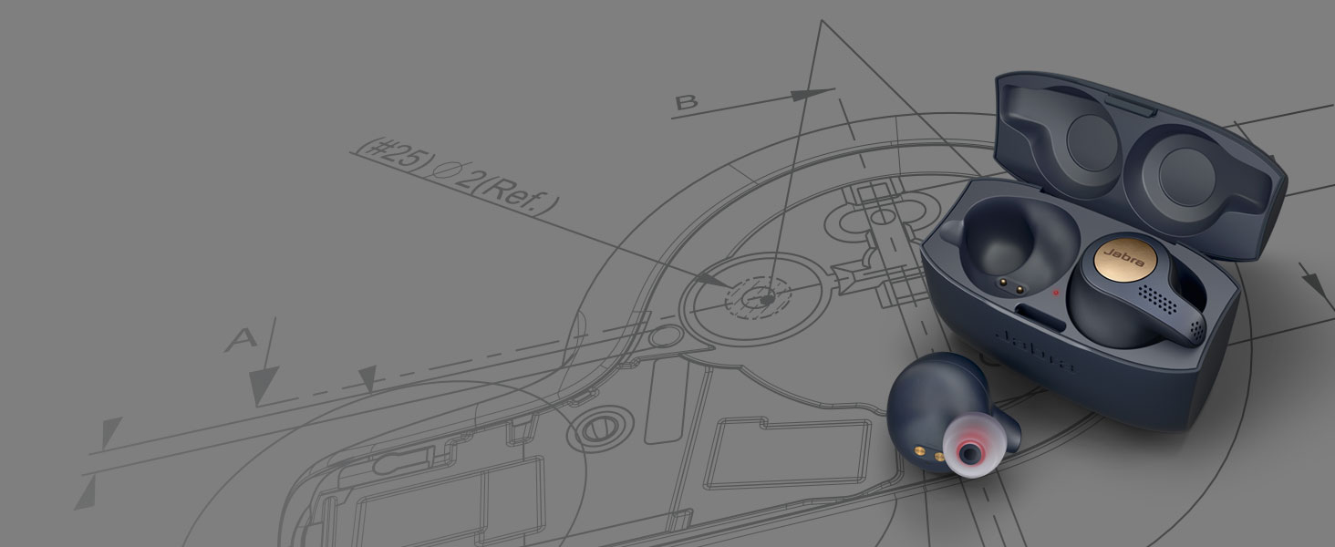 Jabra Elite Active 65t Alexa Enabled True Wireless Sports Earbuds with Charging Case