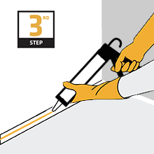 Everbuild Professional Caulk apply3