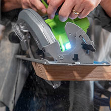 Greenworks Cordless Circular Saw GD24CS LED-Light