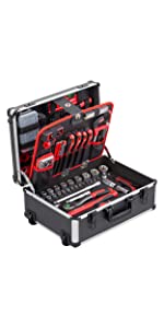 Tool trolley.