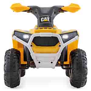 Kid Trax CAT Quad Toddler Electric Ride On Toy, LED Headlights