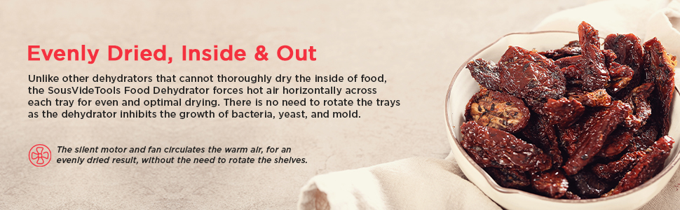 Sous-Vide Tools six-tray beef-jerky commercial-best gentle-preservation 220W-1A removable ninja-food