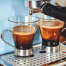 Swan Espresso Machine 2 cups at once