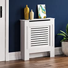 Milton radiator cover white 