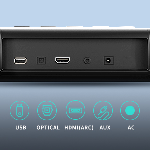 bluetooth sound bar sound bar with built in subwoofer bluetooth soundbar 2.0 sound bar tv soundbar 