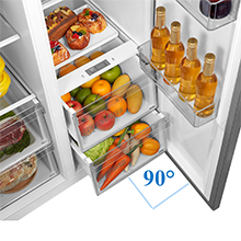 Counter Depth and 90 Degree Accessible