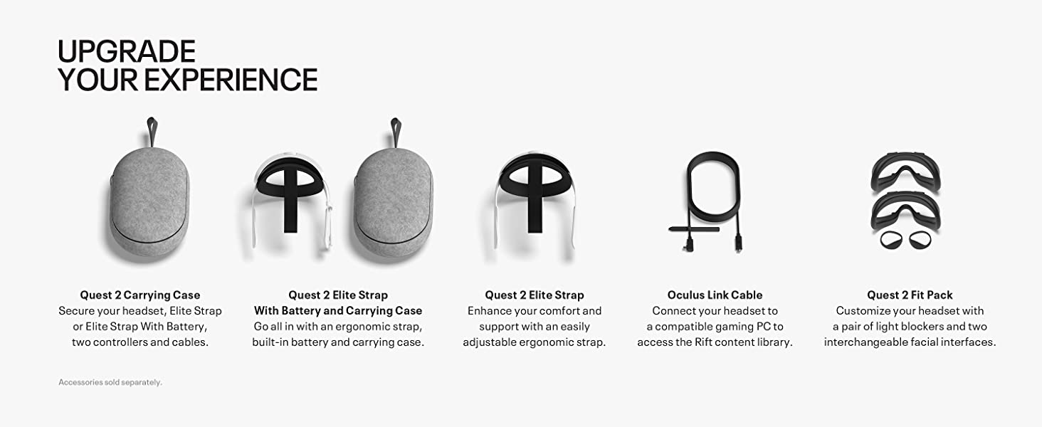 Accessories upgrade your experience