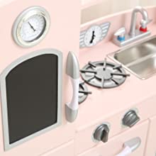 play kitchen;wooden play kitchen;play;toy kitchen;kids;girls;pink;wooden;childrens kitchen;
