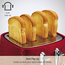 Morphy Richards Red Vector 4 Slice Toaster 248133