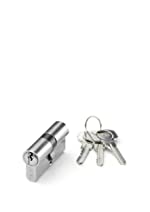 Yale, Y53030HN, Standard Cylinder, YL5, No, Long Cam, Wrench – Wrench, Nickel-Plated, 30 x 30 mm