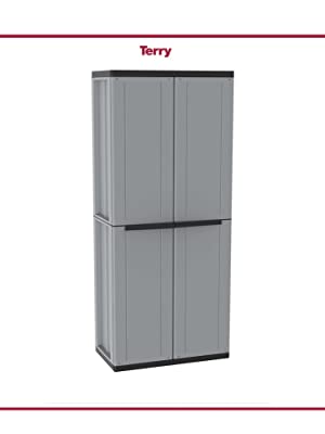 Outdoor Cabinet, Plastic Cabinet, Adjustable Shelves, Outdoor Furniture