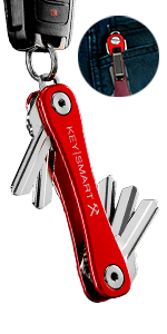 keysmart rugged with bottle opener and pocket clip thick version sturdy outdoors 8 keys 14 keys