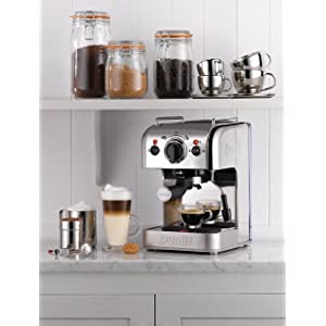 Dualit 84440 3-in-1 Coffee Machine in Polished Stainless Steel