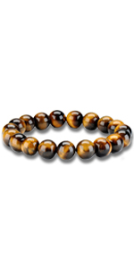10mm Tiger eye stone bracelet