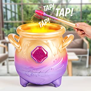 Tap tap tap, to cast the spell