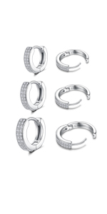 Sterling Silver Cubic Zirconia Earrings